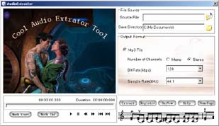 Cool Audio Extractor Tool screenshot